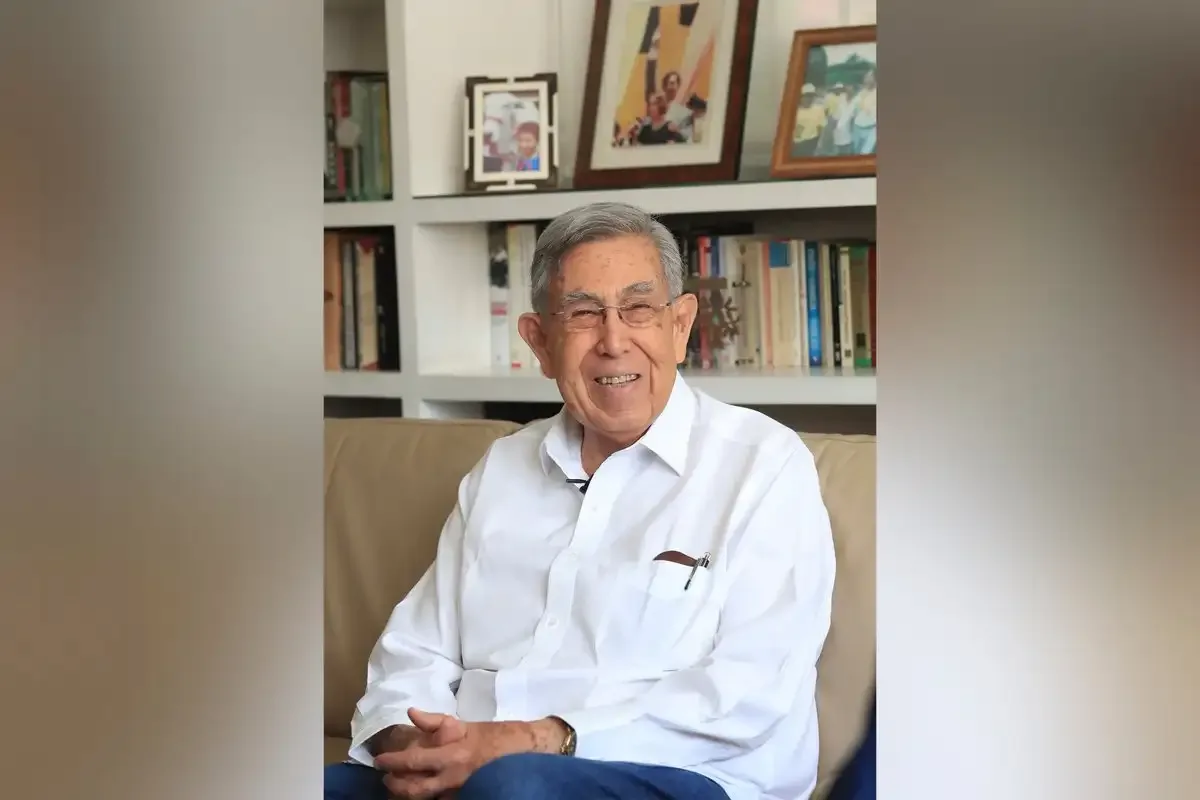 Cuauhtémoc Cárdenas durante una entrevista el 30 de abril de 2024. Fotografía de archivo.