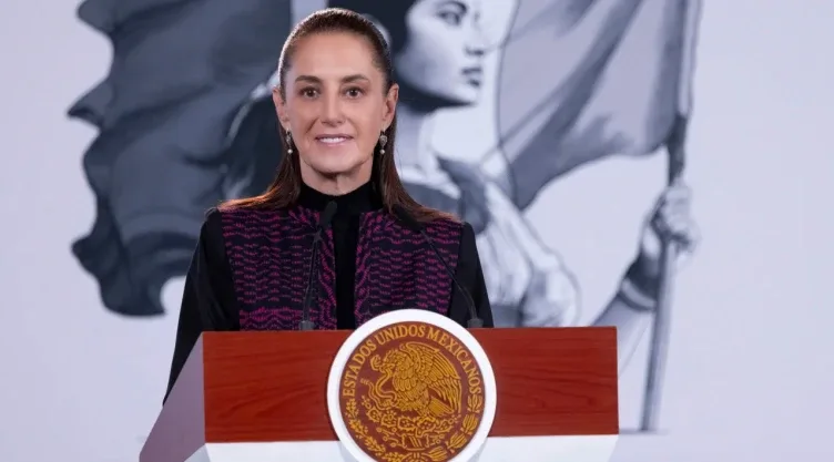 Claudia Sheinbaum durante la conferencia del 19 de octubre de 2026, en la que informó sobre las cuentas detectadas.